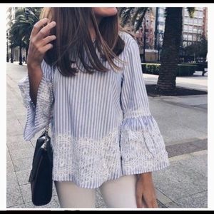 Zara lace top